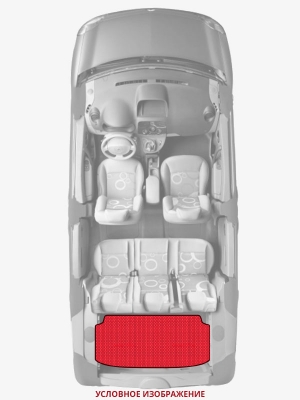 ЭВА коврики «Queen Lux» багажник для Ford Transit Custom